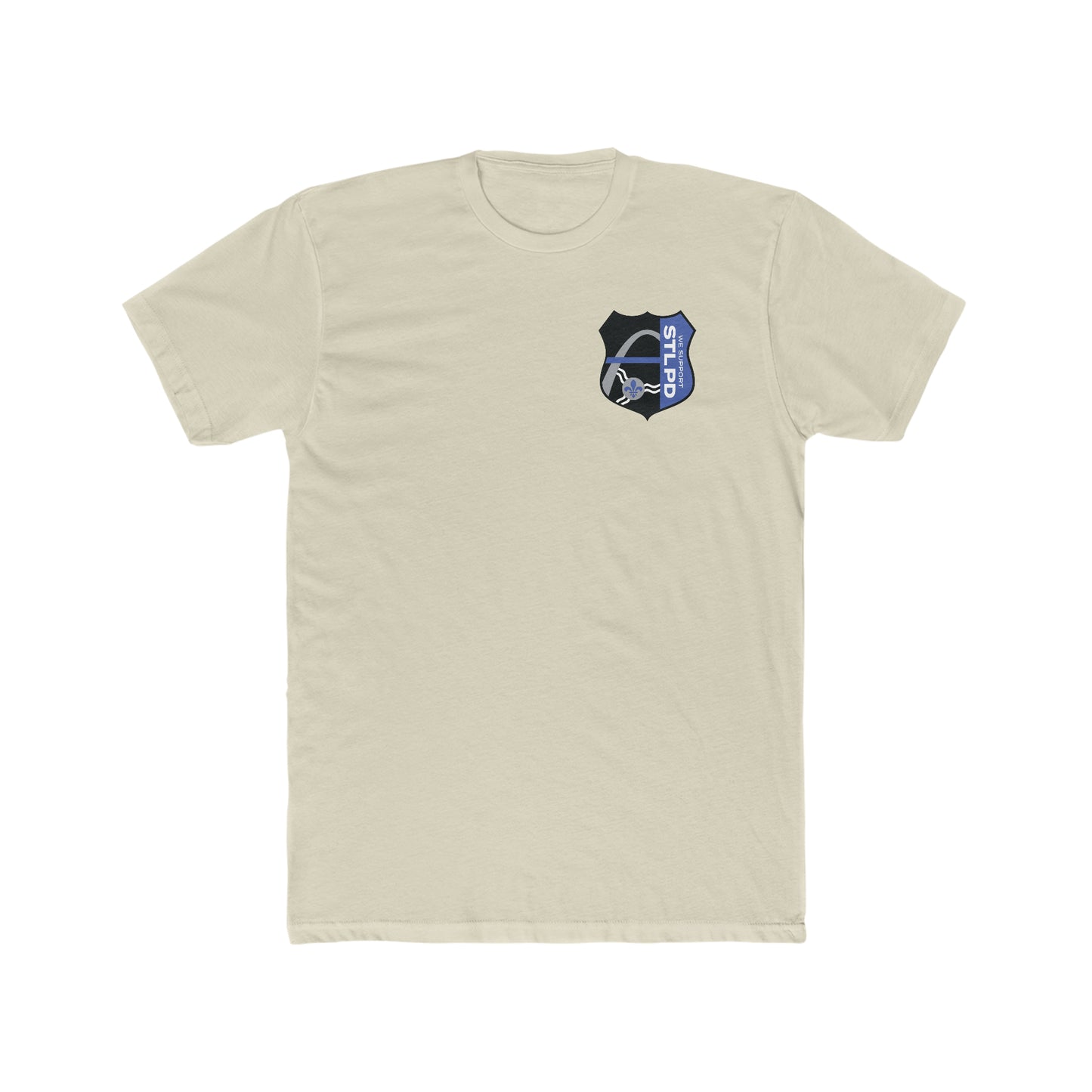 STL PD Support Cotton Crew Tee - Light