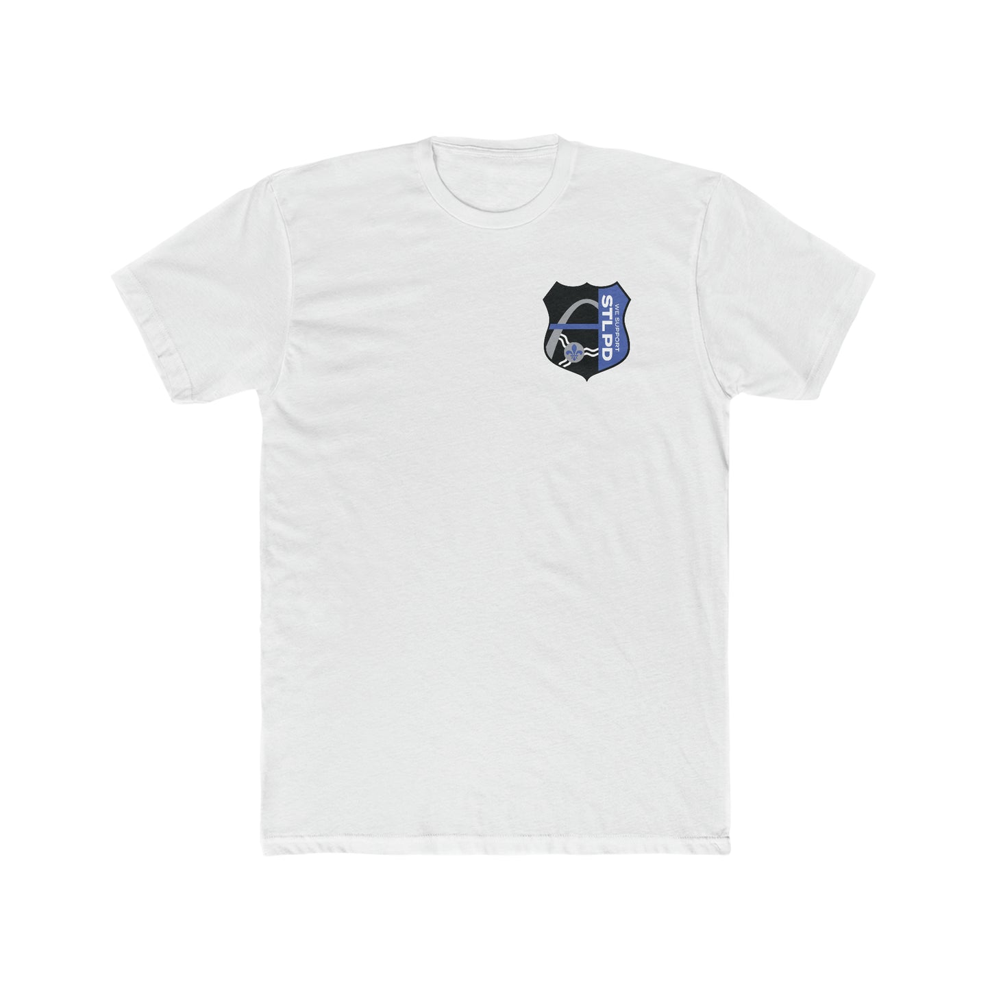 STL PD Support Cotton Crew Tee - Light