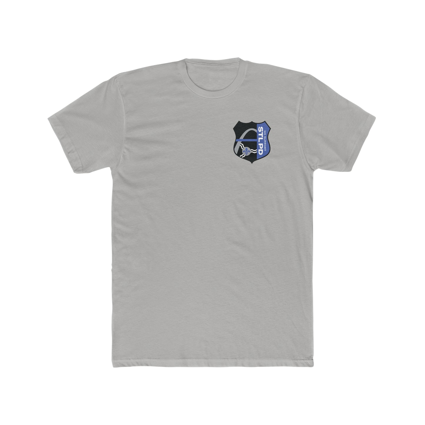 STL PD Support Cotton Crew Tee - Light