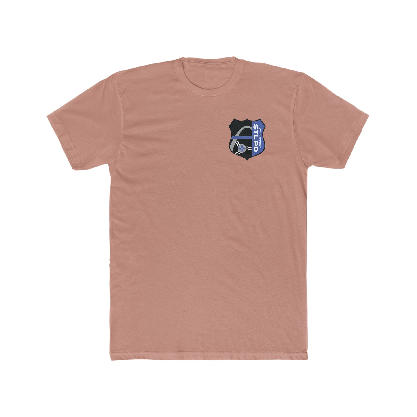 STL PD Support Cotton Crew Tee - Light