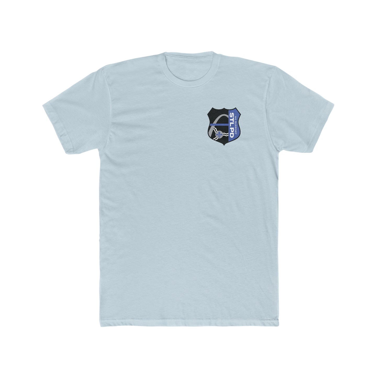 STL PD Support Cotton Crew Tee - Light