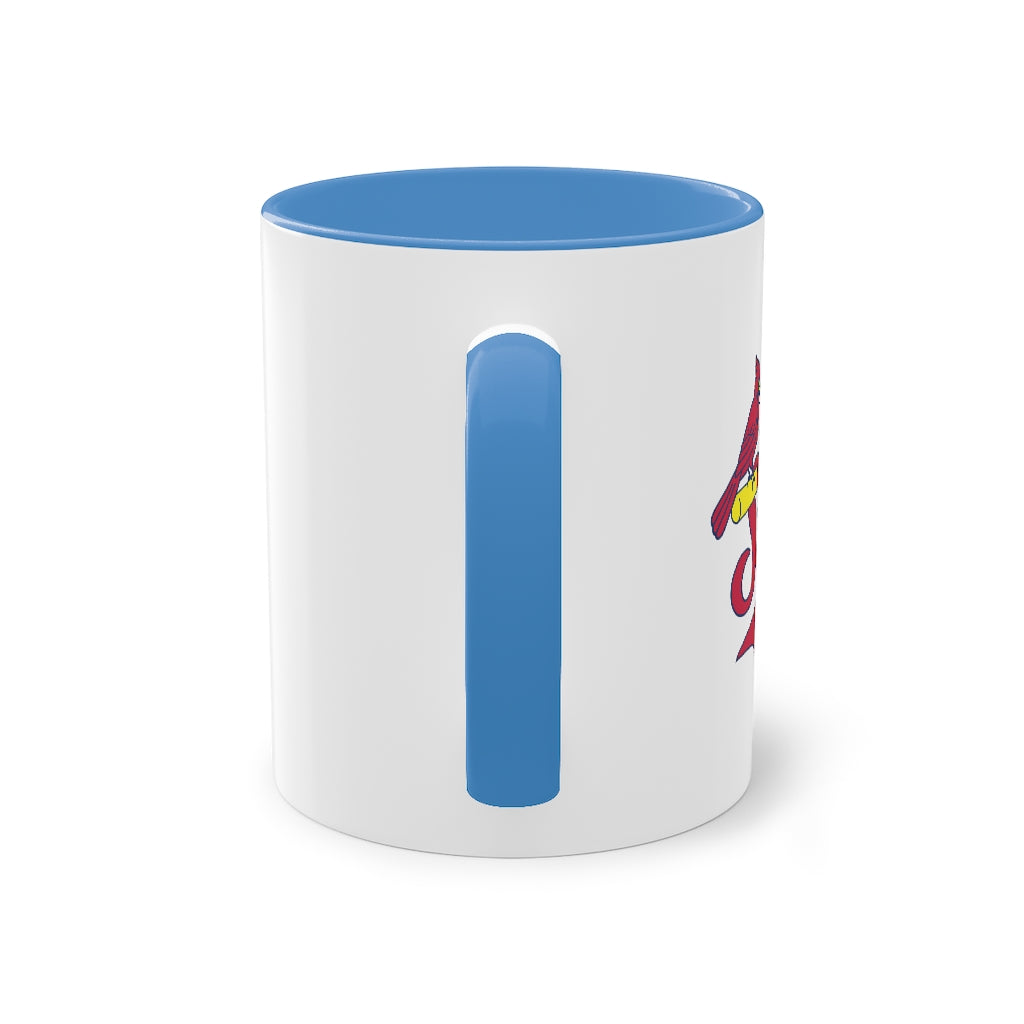 Birds on the Bat Medics Two-Tone Coffee Mug, 11oz