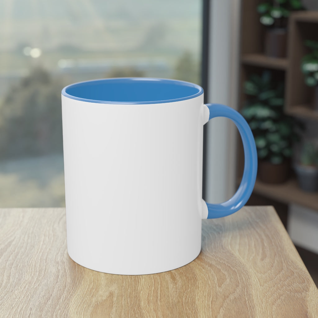 Birds on the Bat Dispatcher Two-Tone Coffee Mug, 11oz