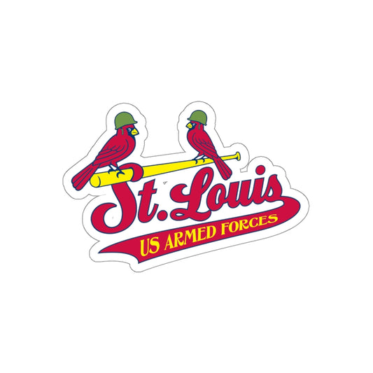 Birds on the Bat Sticker - Military