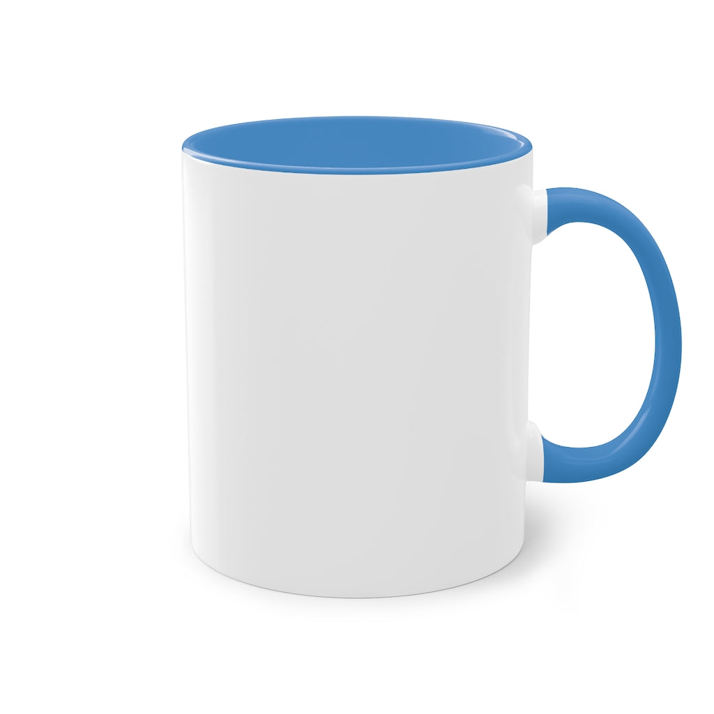 Birds on the Bat Dispatcher Two-Tone Coffee Mug, 11oz