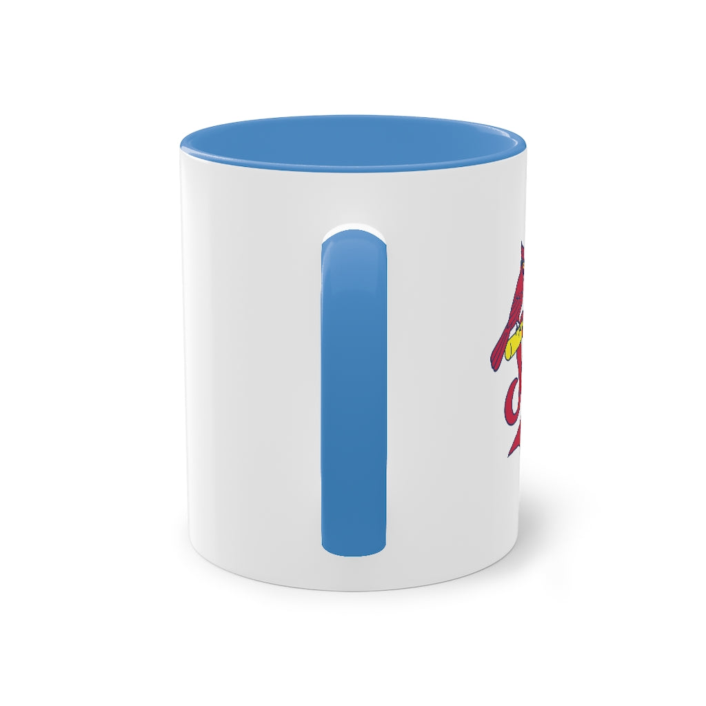 Birds on the Bat Dispatcher Two-Tone Coffee Mug, 11oz