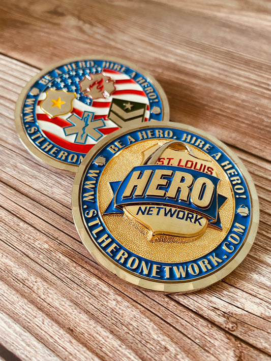St. Louis Hero Network Challenge Coin